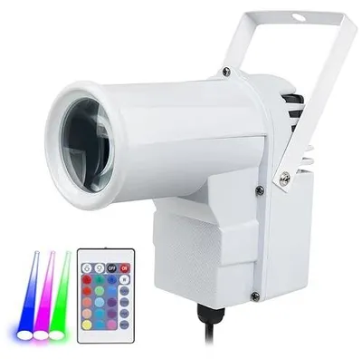 Zdjęcie produktu dla Reflektor LED rgb do kuli dyskotekowej oświetlenie imprezowe zdalnie