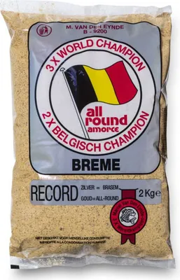 Image de 2kg VAN DEN EYNDE RECORD ZILVER NATUREL Aliment d'appât de compétition Aliment de brème