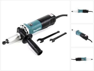 Obrázek produktu pro Makita GD0811C, Černá, Modrá, Stříbrná, 4,3 cm, 2,5 m/s², AC, 750 W, 75 mm