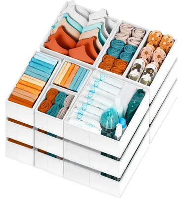 Obrázok produktu pre Sada 20 organizérov do zásuvky na oblečenie a doplnky