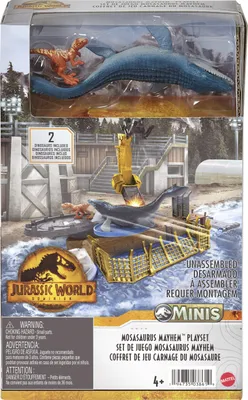 Produktbild von Jurassic World Minis Spielset Mosasaurus Mayhem