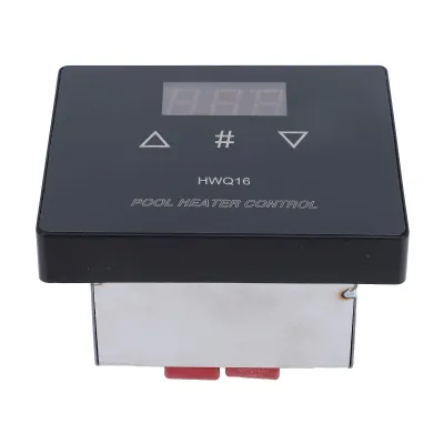 Zdjęcie produktu dla Elektryczny panel termostatu basenowego Ekran dotykowy Cyfrowy wyświetlacz Panel sterowania podgrzewaczem basenowym do wanny spa z hydromasażem 220V