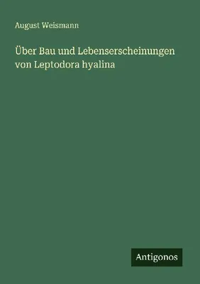 Produktbild von Über Bau und Lebenserscheinungen von Leptodora hyalina