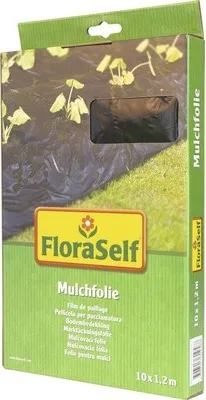 Produktbild von Mulchfolie FloraSelf 10x1,2 m schwarz