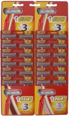 Image de Bic Sensitive 3 Rasoirs jetables 24 pièces