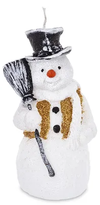 Produktbild von Weihnachtskerze, hydrobehandeltes Paraffin, 16 x 8 x 9 cm