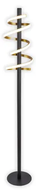 Produktbild von Stehleuchte - LED-Stehleuchte "BELLEZA" gold, Stehlampe im Design Style, aus Metall und Kunststoff in gold, 140 cm hoch, Ø 22 cm, inkl. LED – dimmbar – Berührungssensor
