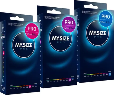Produktbild von MY.SIZE PRO Kondomset Größe 6,7,8-64,69,72mm, 3x10 Stück