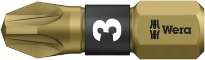 Immagine prodotto di Wera Bit 855/1 BTH 1/4″ PZD 2 lunghezza 25 mm BiTorsion extra hard - 5056714001