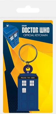 Obrázek produktu pro Doctor Who - přívěsek na klíče, guma, Tardis CD303 (jednotná velikost) (modrý)
