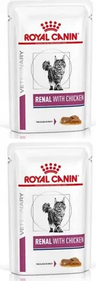 Produktbild von Royal Canin Veterinary Renal 12x85g Nassfutter für Katzen mit Nierenversagen, beugt Nierensteinbildung vor, Rindfleisch in Soße