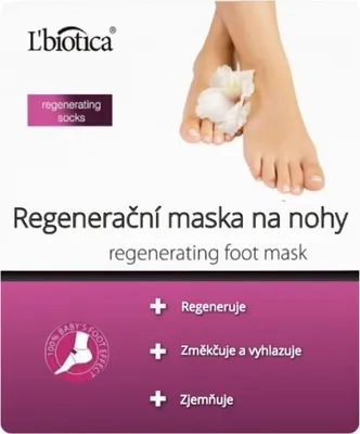 Produktbild von L'biotica Regenerierende Fußmaske, 1 Paar