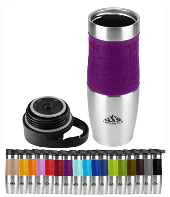 Produktbild von Luckyberg LB-22 Thermosbecher Edelstahl, 480 ml, Lila