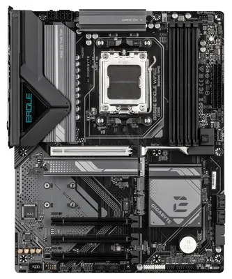 Zdjęcie produktu dla GIGABYTE B650E EAGLE WIFI6E, AMD, Gniazdo AM5, AMD Ryzen 7000 Series, AMD Ryzen 8000 Series, AMD Ryzen 9000 Series, Gniazdo AM5, DDR5-SDRAM, 256 GB