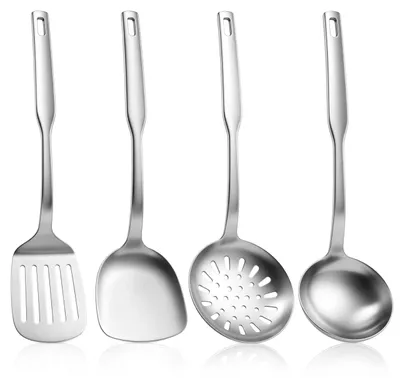 Küchenhelfer-Set aus Edelstahl, 4-teilig