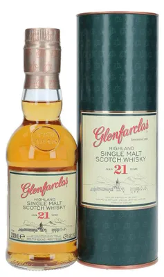 Produktbild von Glenfarclas Midi - 21 Jahre - Highland Single Malt Scotch Whisky - 200 ml