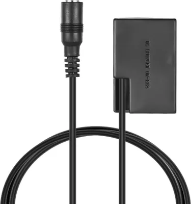 Obrázok produktu pre Andoer DR-E18 LP-E17 adaptér na pripojenie fiktívnej batérie s konektorom DC pre fotoaparáty Canon 200D, 800D, 760D, 750D, 77D, M6, M5 / Rebel T7i, T6s, T6i, 8000D, KISS X8i