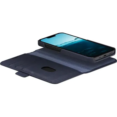 Produktbild von dbramante1928 New York, Geldbörsenhülle, Apple, iPhone 14, 15,5 cm (6.1"), Blau