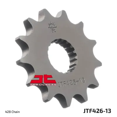 Produktbild von JTSPROCKETS Kettenritzel JTF426.13 vorne Chromstahl
