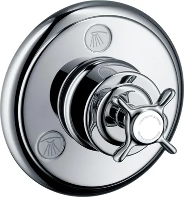 Produktbild von Ab-/Umstellventil AXOR MONTREUX T/Q Unterputz polished black chrome polished black chrome