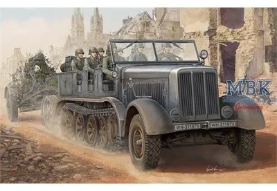Produktbild von Trumpeter Sd.Kfz.8 Schwerer Zugkraftwagen 12t 1:35, 01583