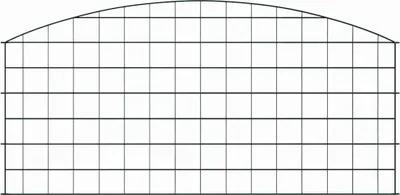 Productafbeelding van vidaXL Vijverafscheiding, set van 5 stuks, 100 x 50 cm, staal, groen