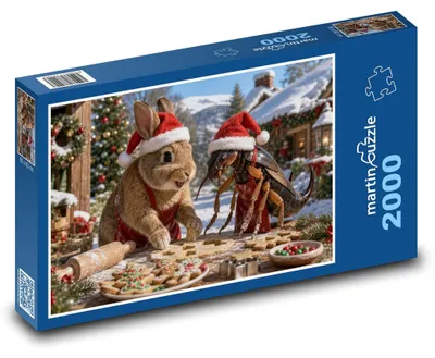 Obrázok produktu pre Puzzle 2000 Škvor a Vianoce - martinpuzzle