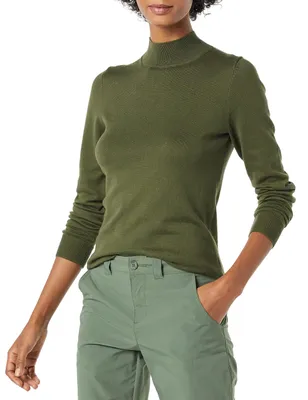 Produktbild von A. Essentials Damen Leichter Pullover mit Stehkragen (in Übergröße erhältlich),