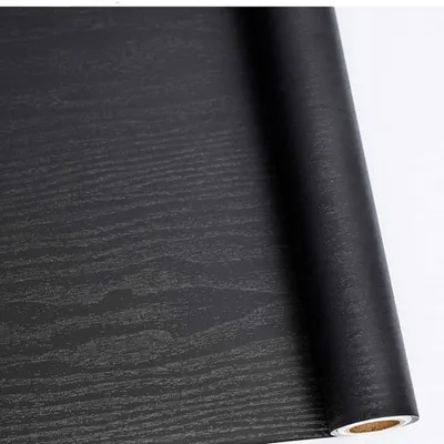 Obrázok produktu pre Čierna vinylová fólia, samolepiaca tapeta, 60 cm x 1000 cm
