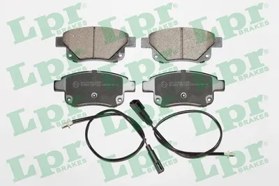 Produktbild von LPR Bremsbeläge Satz Hinten Bremsklötze für FORD Transit Mk6 Kasten (V347, V348, FA) 05P1261