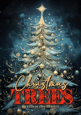 Produktbild von Malbuch für Erwachsene: Weihnachtsbäume