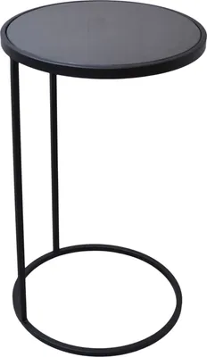 Produktbild von LOFT42 Nova Beistelltisch - Rund - Schwarz - Marmor