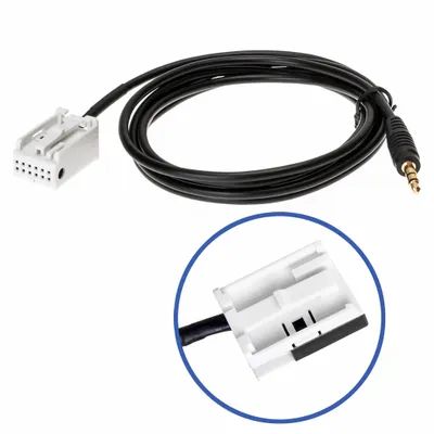 Produktbild von E37 AUX Adapter Kabel Most Audio Auto Radio MP3 passend für Mercedes Benz, V W