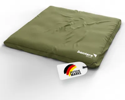 Image de Coussin de méditation Zabuton, 80x80x6 cm, 100% Coton, ergonomique, lavable, idéal pour le yoga et la méditation