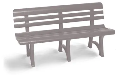 Produktbild von BICA Gartenbank Olimpia taupe | wetterfest | Ideal für Garten, Outdoor | Final