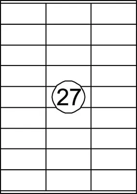 Obrázok produktu pre Quantore - etiketa 70 x 32 mm, 2700 kusov