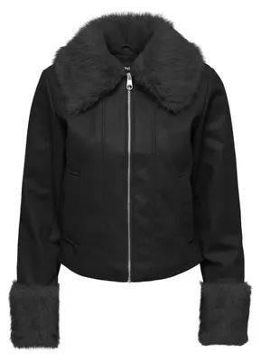 Productafbeelding van Onlbaz Imitatieleer Bontjas, Model Cc OTW