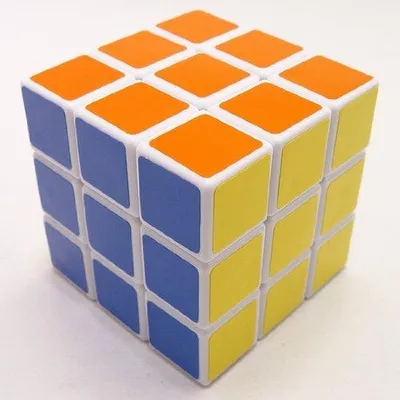 Produktbild von Lanlan Blue Magic 3X3 Aufkleber Speed Cube-White