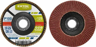 Produktbild von Kotouč lamelový šikmý korundový, P36, 125mm
