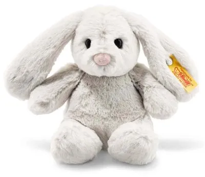 Produktbild von Steiff Kuscheltier Soft Cuddly Friends Hase Hoppie Hellgrau (18cm)