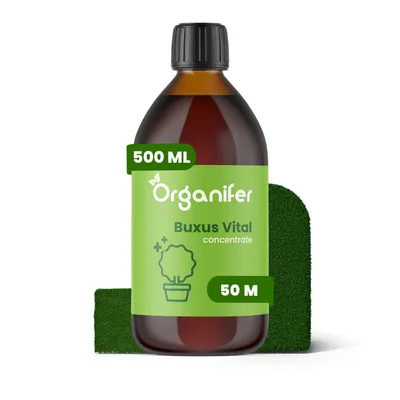 Obrázek produktu pro Buxus Vital 500 ml – Koncentrát pro 50 metrů buxusového živého plotu = Organifer
