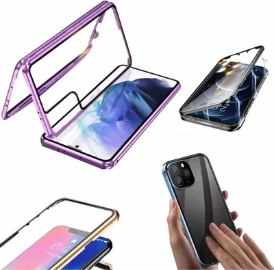 Produktbild von Für Samsung Galaxy S23 Plus Handy Tasche Magnet Glas Bumper Hülle Etuis Case Cover