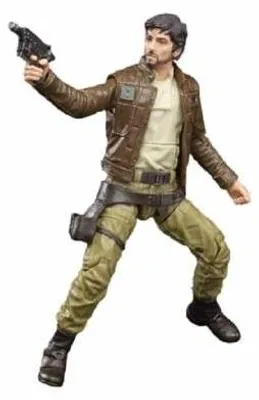 Imagen del producto de Figura Captain Cassian Andor Star Wars: Rogue One The Black Series Articulada 14 cms