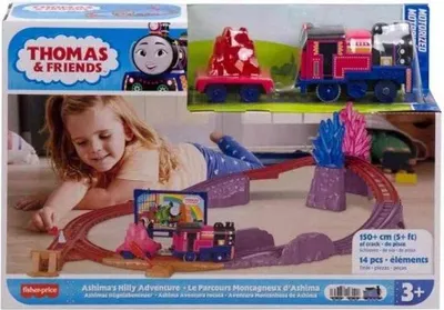 Obrázok produktu pre Tomáš a jeho priatelia SET koľají Lokomotíva ASHIMA s príslušenstvom na pohon