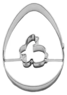 Produktbild von Ausstechform 2er Ei/Hase +Ei 40 x 50 mm