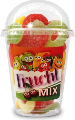 Produktbild von Zweifel Frucht Mix, Gummibärchen, 200 g, Fruits, Mehrfarbig, CE, 1 Stück(e)