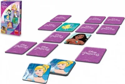 Zdjęcie produktu dla DINO Play Disney Princesses 2 Gra pamięciowa *GRY DLA DZIEWCZĄT*