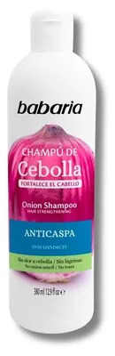 Produktbild von Babaria Zwiebel-Antischuppenshampoo 380 ml