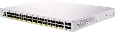 Produktbild von Cisco Business 250 Series CBS250-48P-4G - Switch - L3 - Smart - 48 x 10/100/1000 (PoE+) + 4 x Gigabit SFP - an Rack montierbar - PoE+ (370 W)
