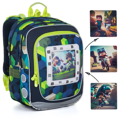 Produktbild von Schulrucksack PixelArt World Topgal ENDY 24015